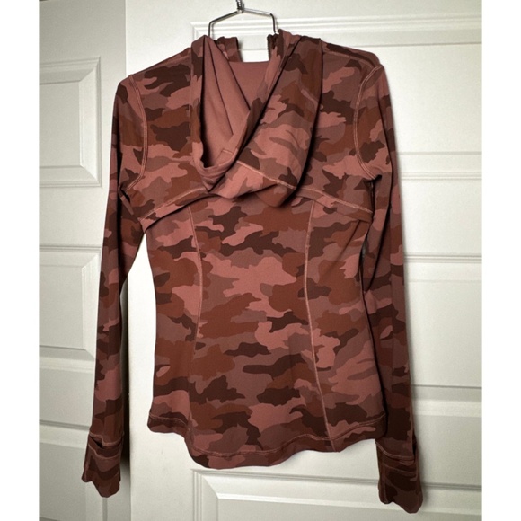 Lululemon Define Hooded Jacket Heritage 365 Camo Deep Coal Multi in Size 6 - Picture 6 of 12